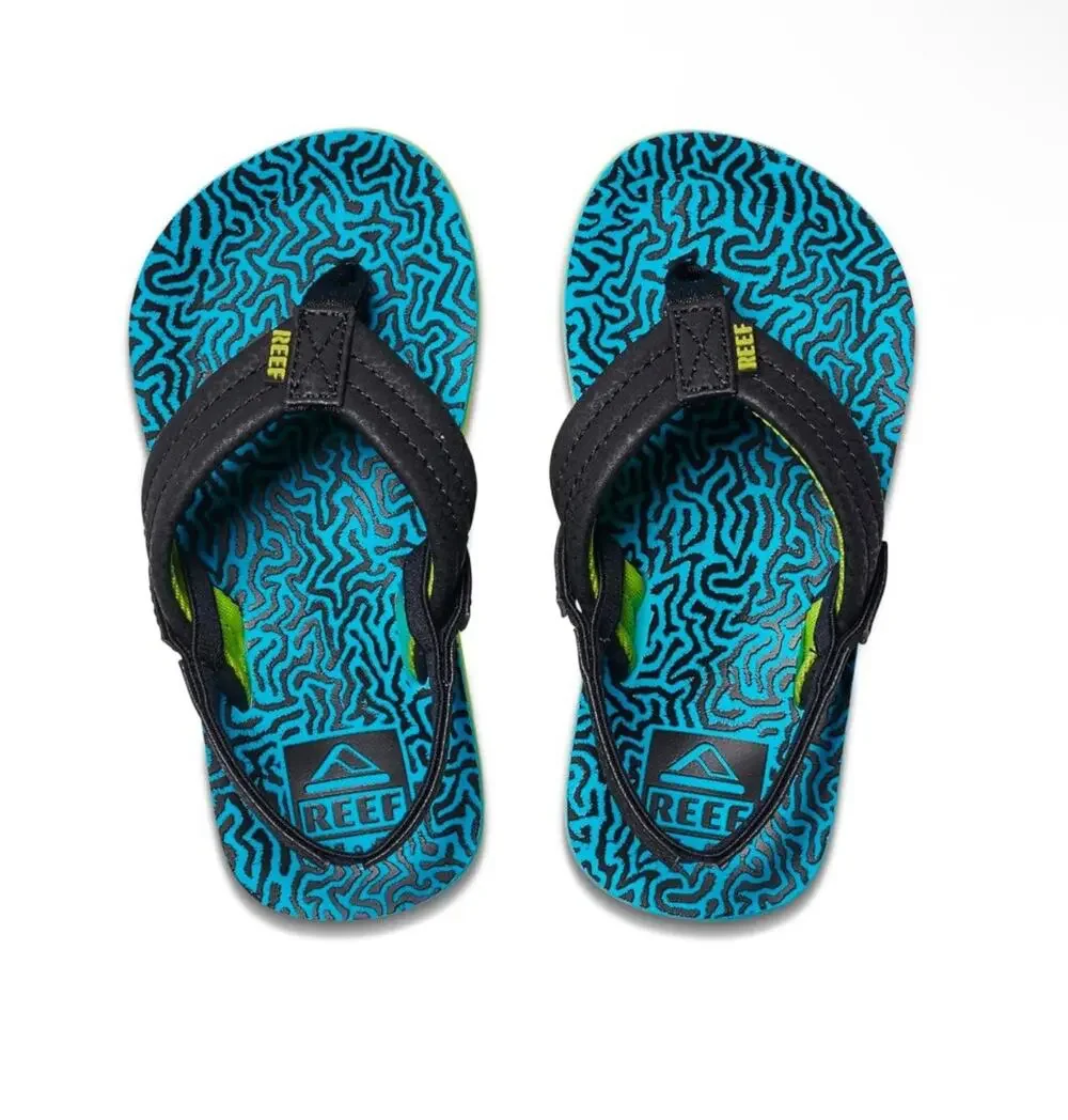 Reef Toddler Kids Ahi Flip Flop Sandals Water Friendly Backstrap (Size 6)